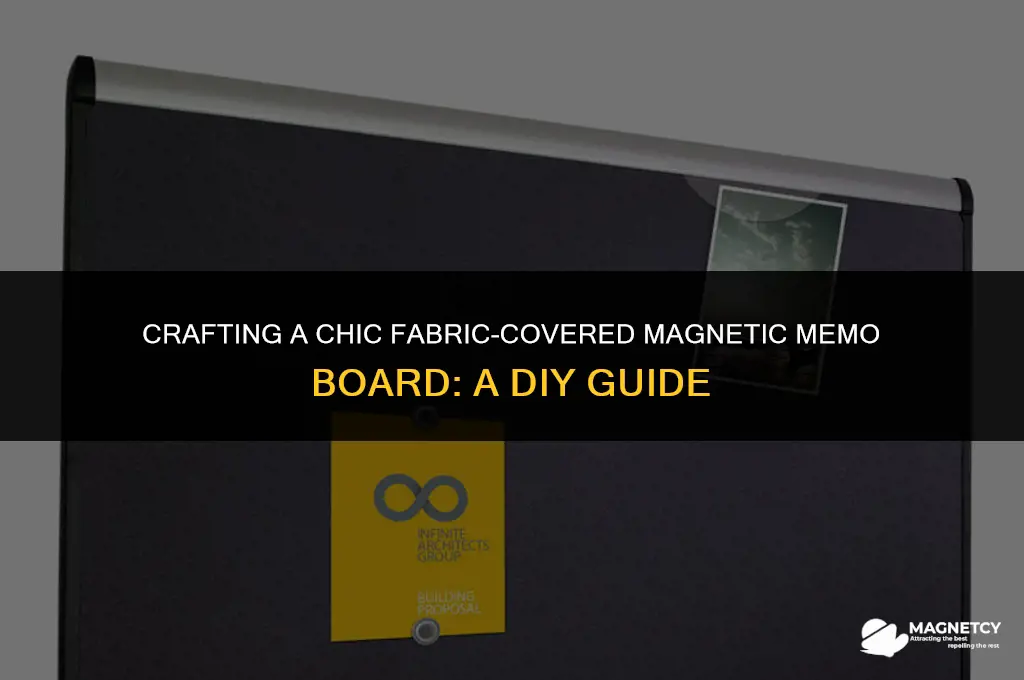 how to make a fabric covered magnetic memo board