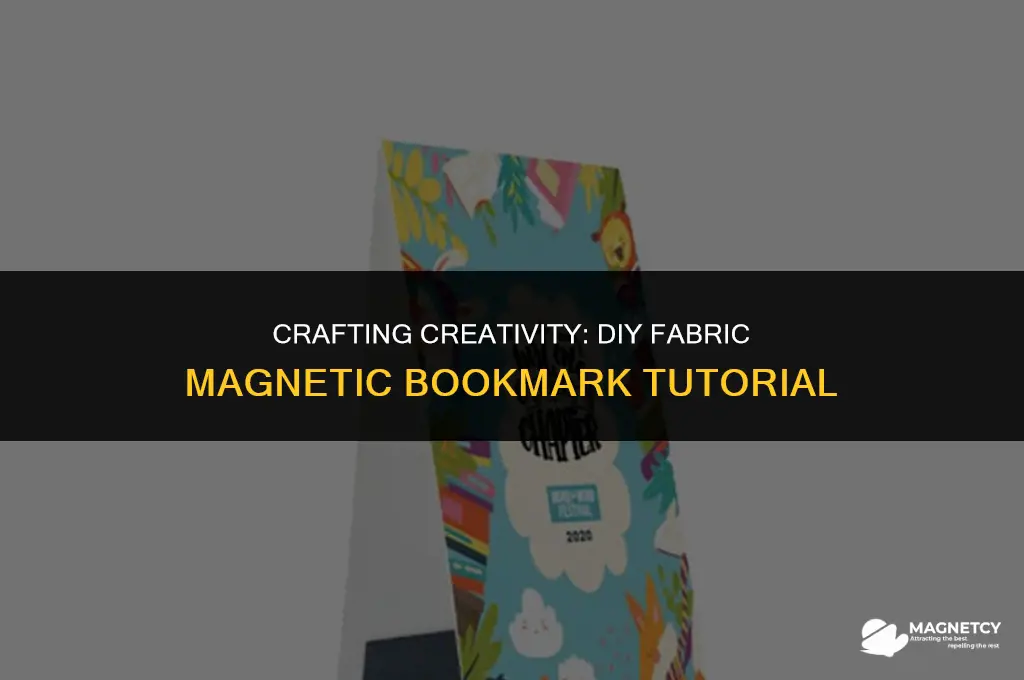 how to make a fabric magnetic bookmark