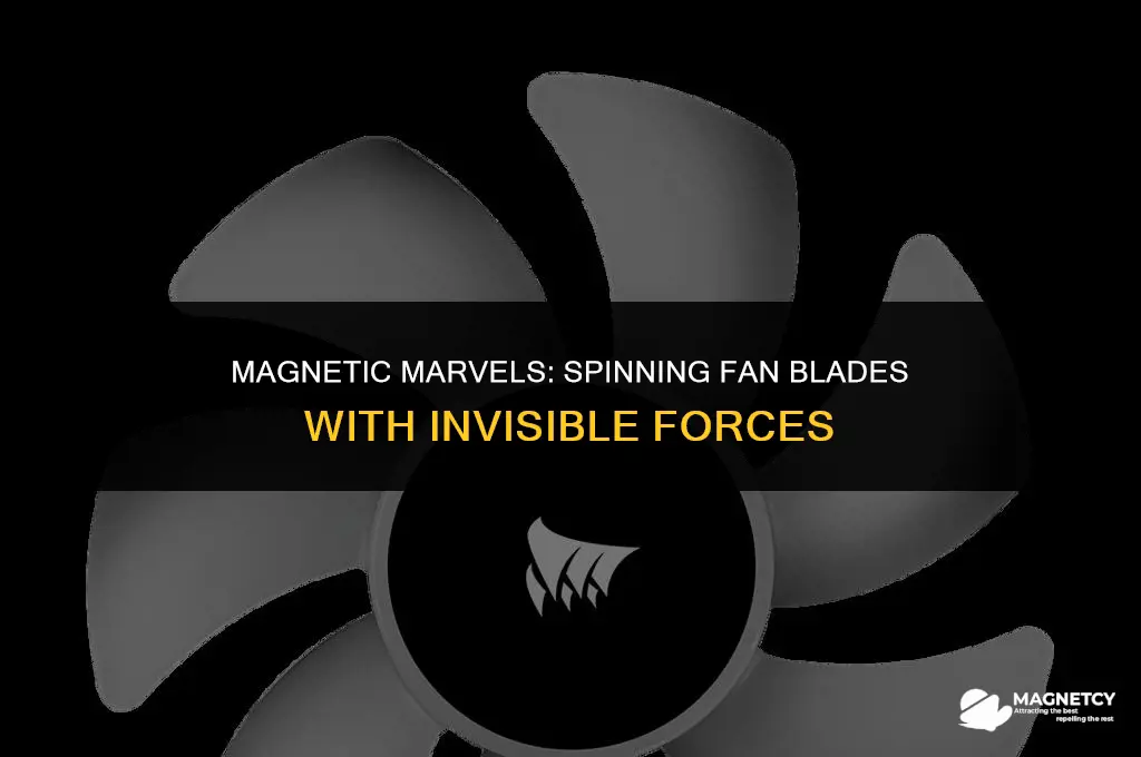 how to make a fan blade spin with magnets