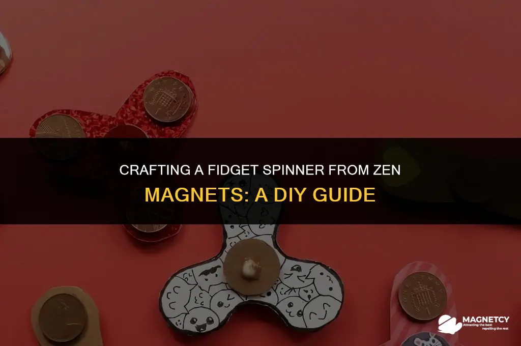 how to make a fidget spinner out of zen magnets