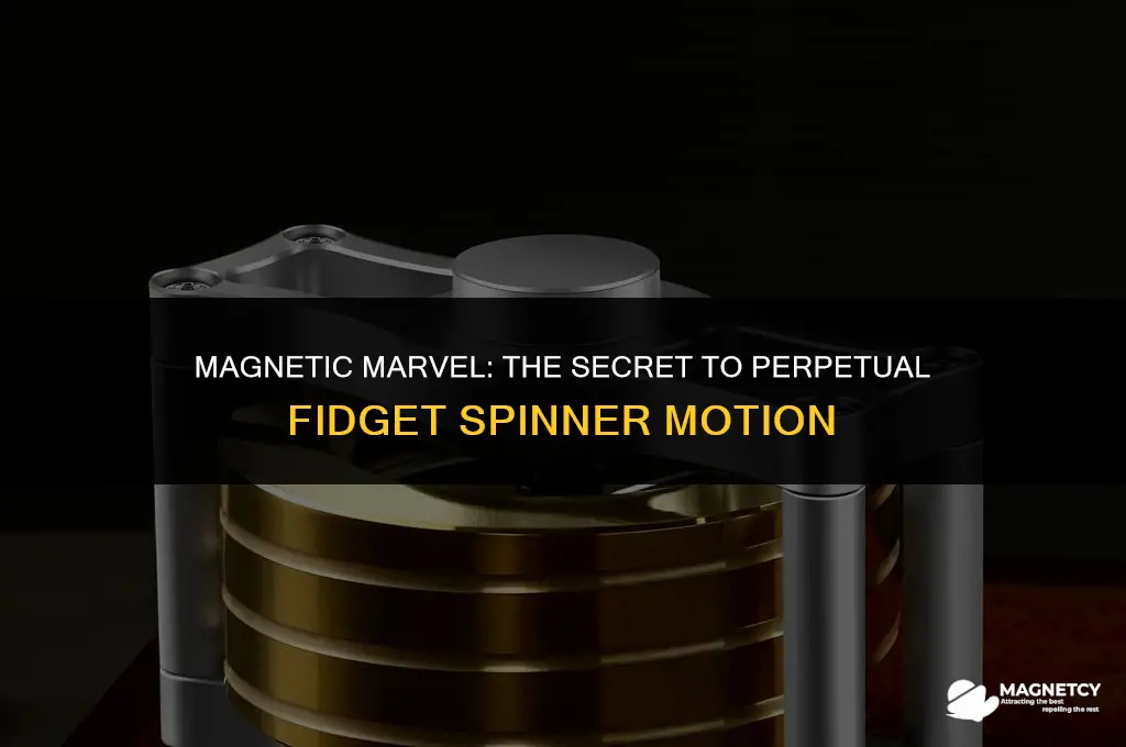 how to make a fidget spinner spin forever with magnets