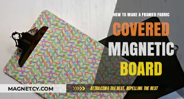 Crafting a Stylish Fabric-Covered Magnetic Board: A DIY Guide