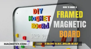 Crafting a Framed Magnetic Board: A DIY Guide