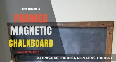 Crafting a Framed Magnetic Chalkboard: A Step-by-Step Guide