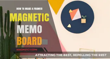 Crafting a Stylish Framed Magnetic Memo Board: A DIY Guide