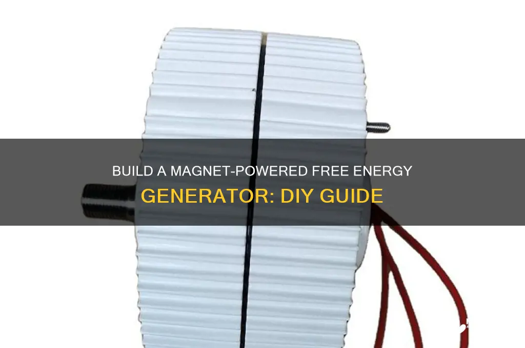 how to make a free energy generator using magnets