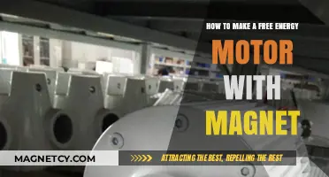 Unlocking Perpetual Motion: Crafting a Magnet-Powered Free Energy Motor
