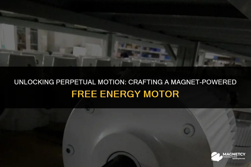 how to make a free energy motor with magnet