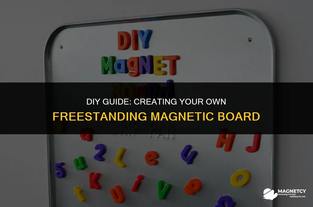 how to make a free standing magnetic board