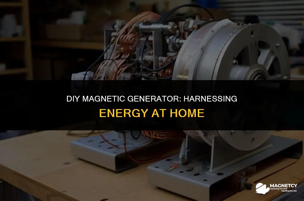how to make a generator at home with magnet