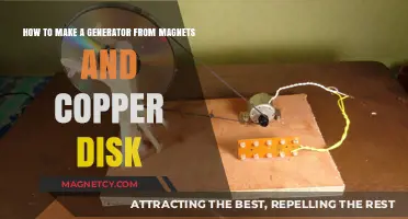 Crafting a Simple Electric Generator: Magnets and Copper Disk Guide