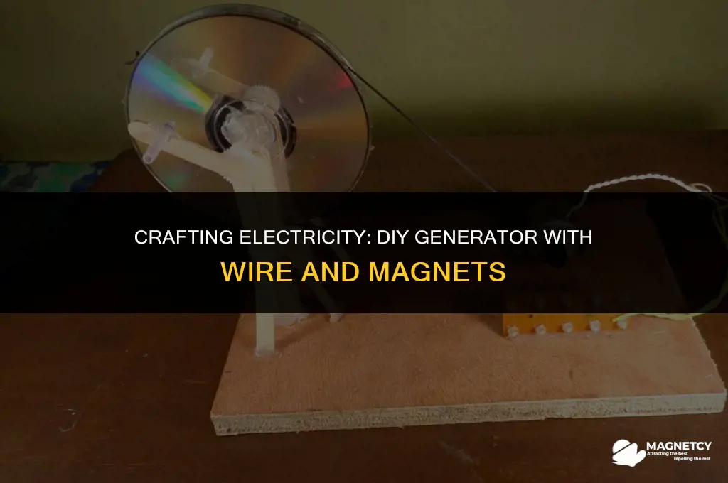 how to make a generator out of wire and magnets