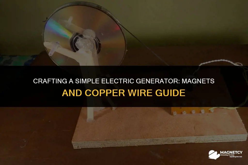 how to make a generator with magnets and copper wire