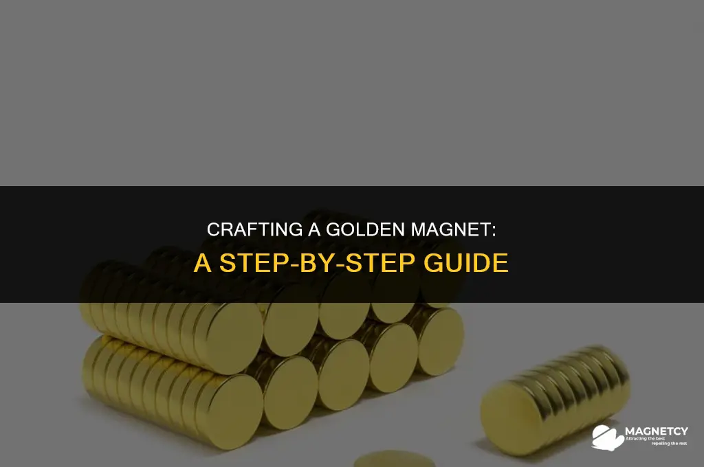 how to make a gold magnet
