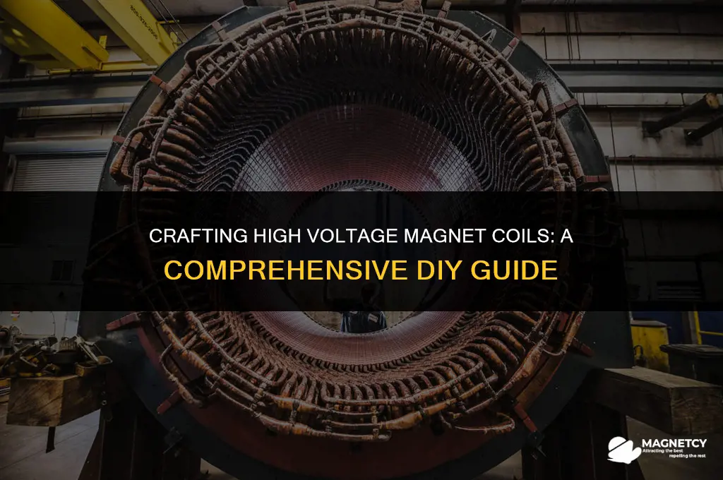 how to make a high voltage magnet coil