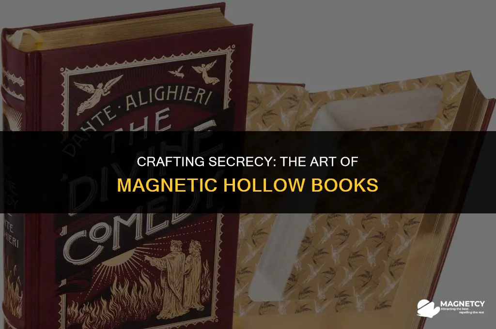how to make a hollow book with magnets