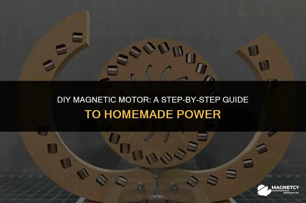 how to make a homemade magnetic motor