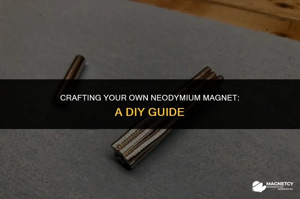 how to make a homemade neodymium magnet