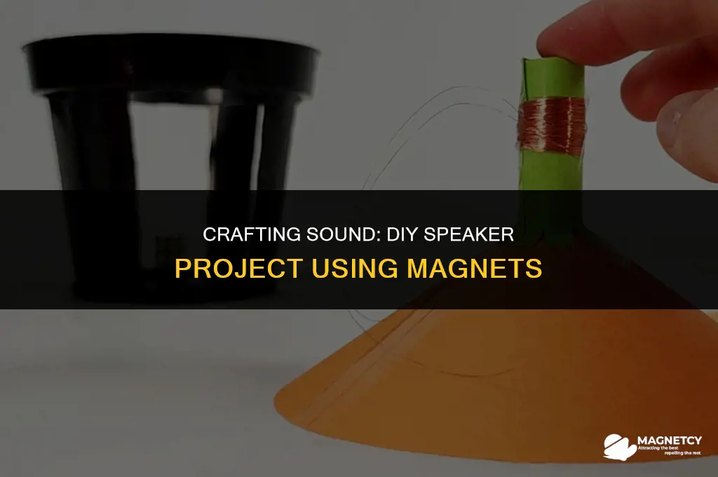 how to make a homemade speaker with magnets