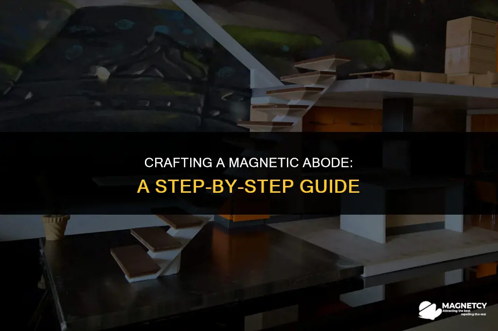 how to make a house out of magnets