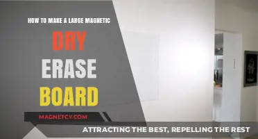 DIY Large Magnetic Dry Erase Board: A Step-by-Step Guide