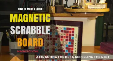 Crafting a Large Magnetic Scrabble Board: A DIY Guide