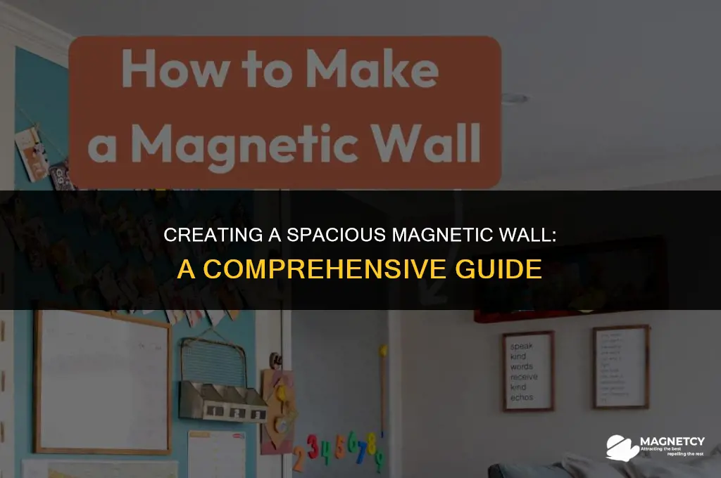 how to make a large magnetic wall