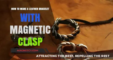 Crafting Elegance: DIY Leather Bracelet with Magnetic Clasp