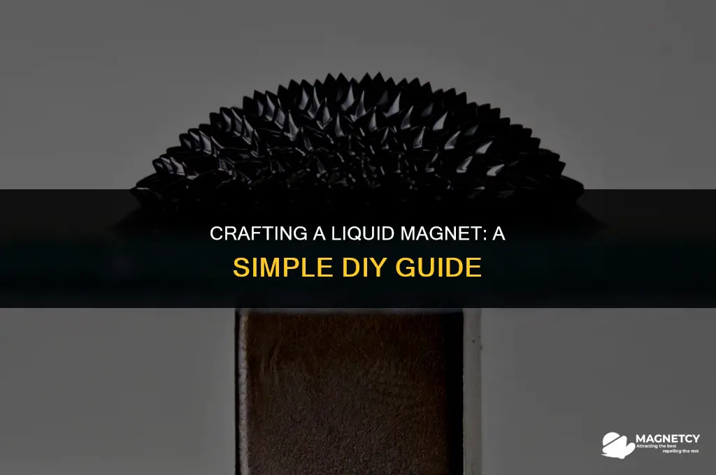 how to make a liquid magnet at home
