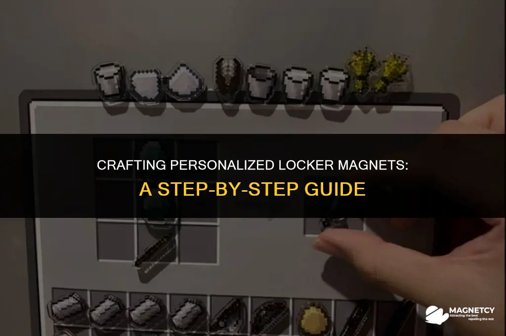 how to make a locker magnet
