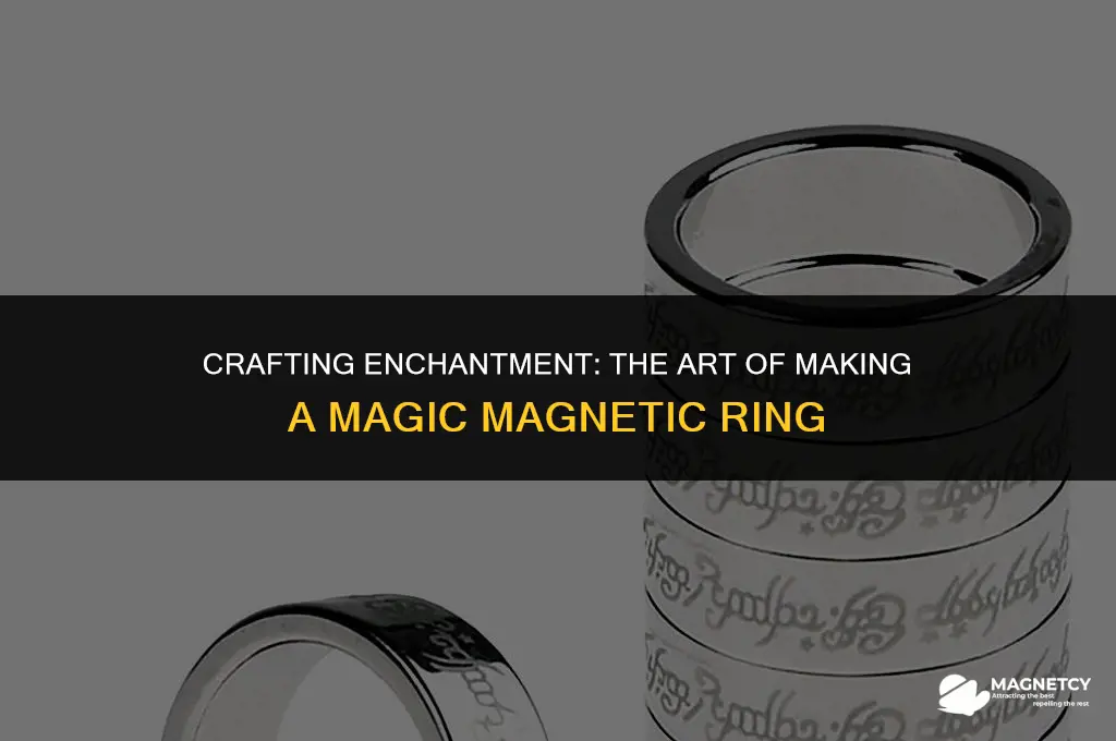 how to make a magic magnetic ring