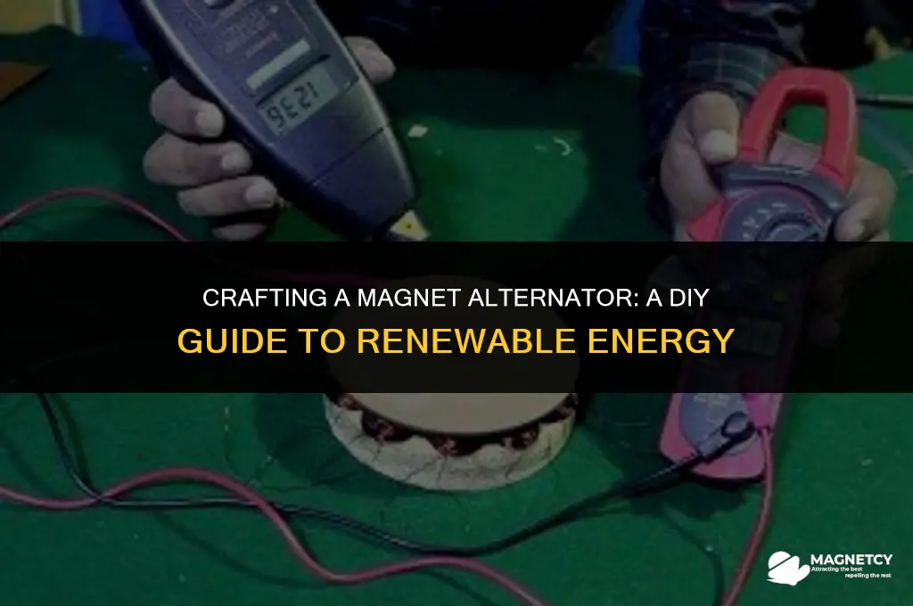 how to make a magnet alternator