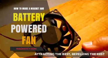 DIY Magnetic Battery Fan: A Simple and Eco-Friendly Cooling Solution