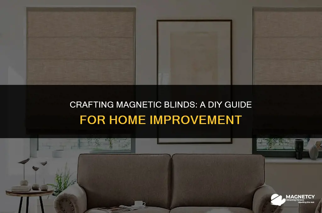 how to make a magnet blinds
