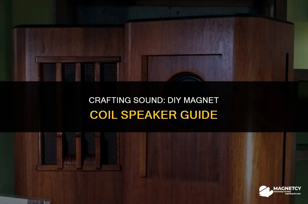 how to make a magnet coil speaker