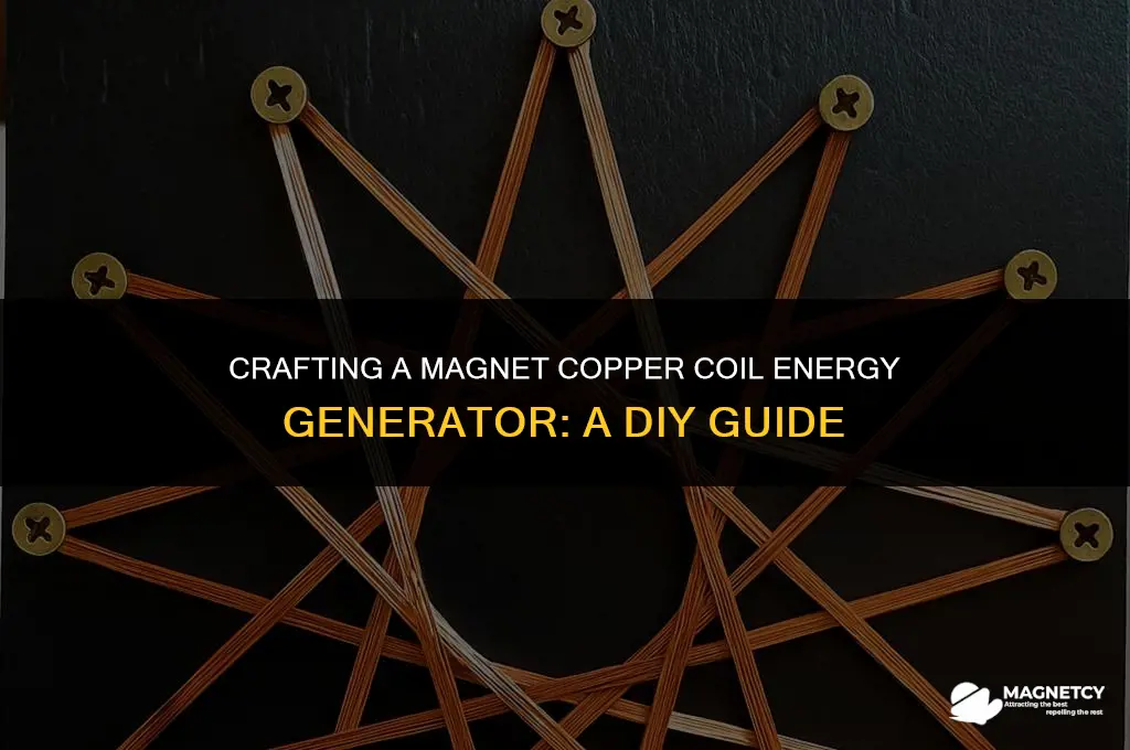 how to make a magnet copper coil energy generator