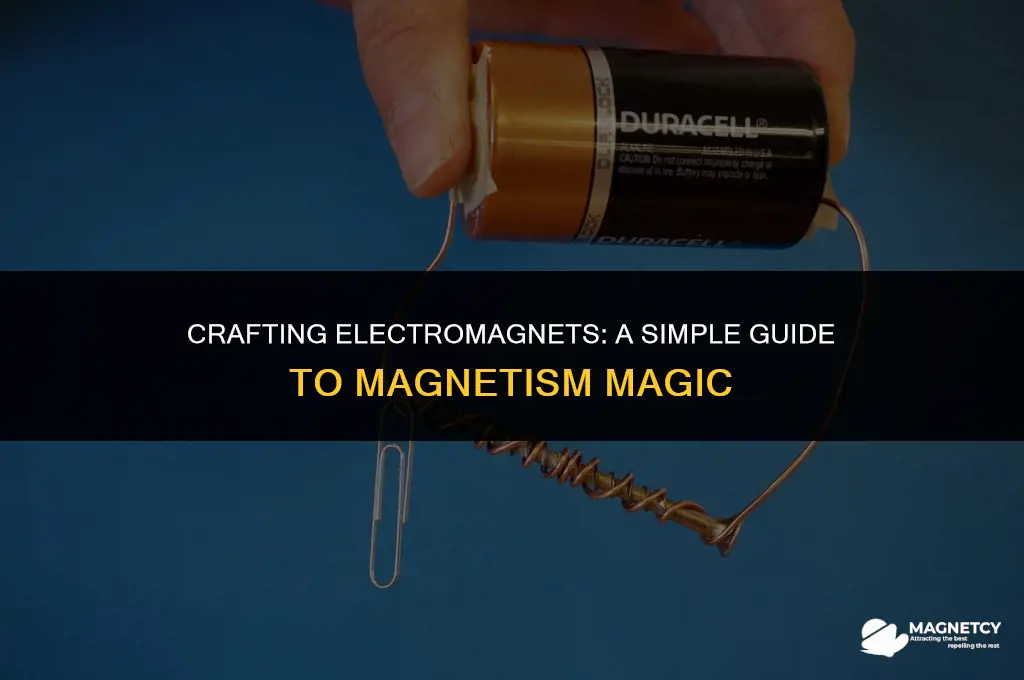how to make a magnet electromagnetic