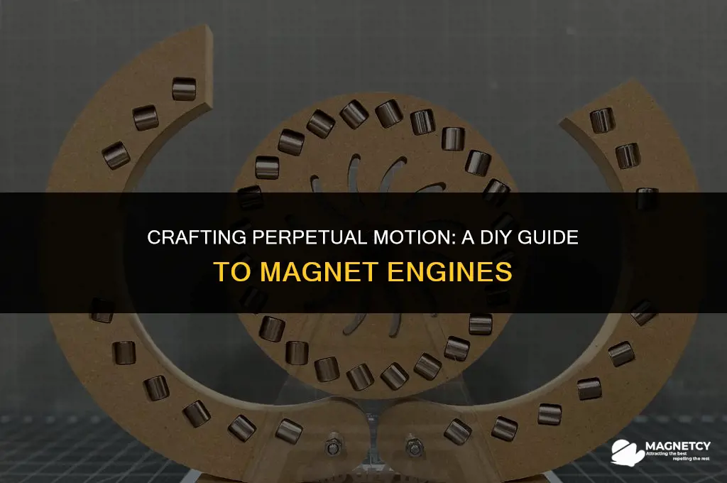 how to make a magnet engine