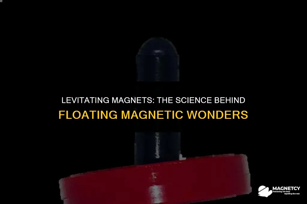 how to make a magnet float on top of another