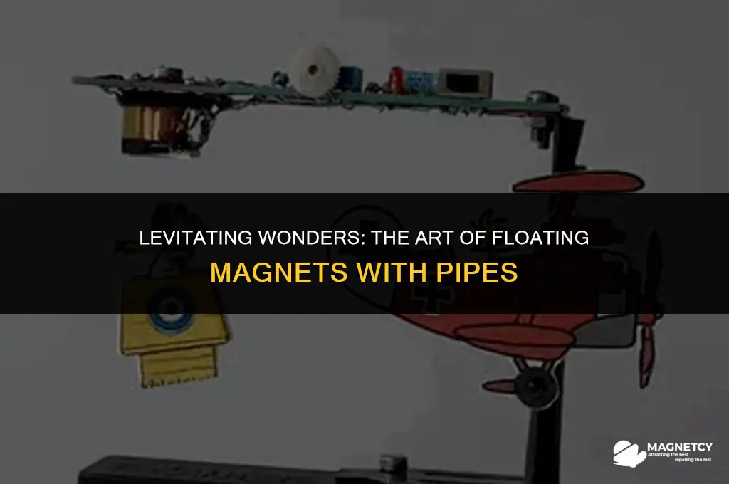 how to make a magnet float with a pipe