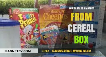 Crafting Creativity: Transform Your Cereal Box into a Magnet Masterpiece