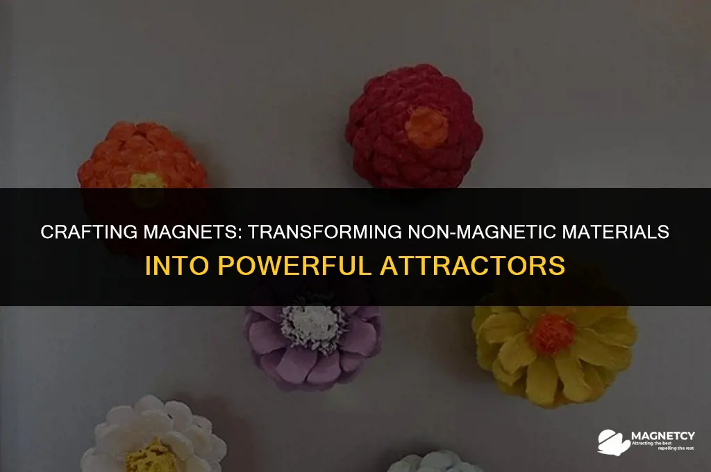 how to make a magnet from non-magnetic materials