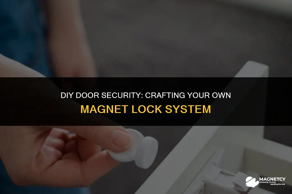 how to make a magnet lock for a door