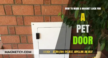 DIY Magnetic Pet Door Lock: Secure Your Home, Happy Pets!