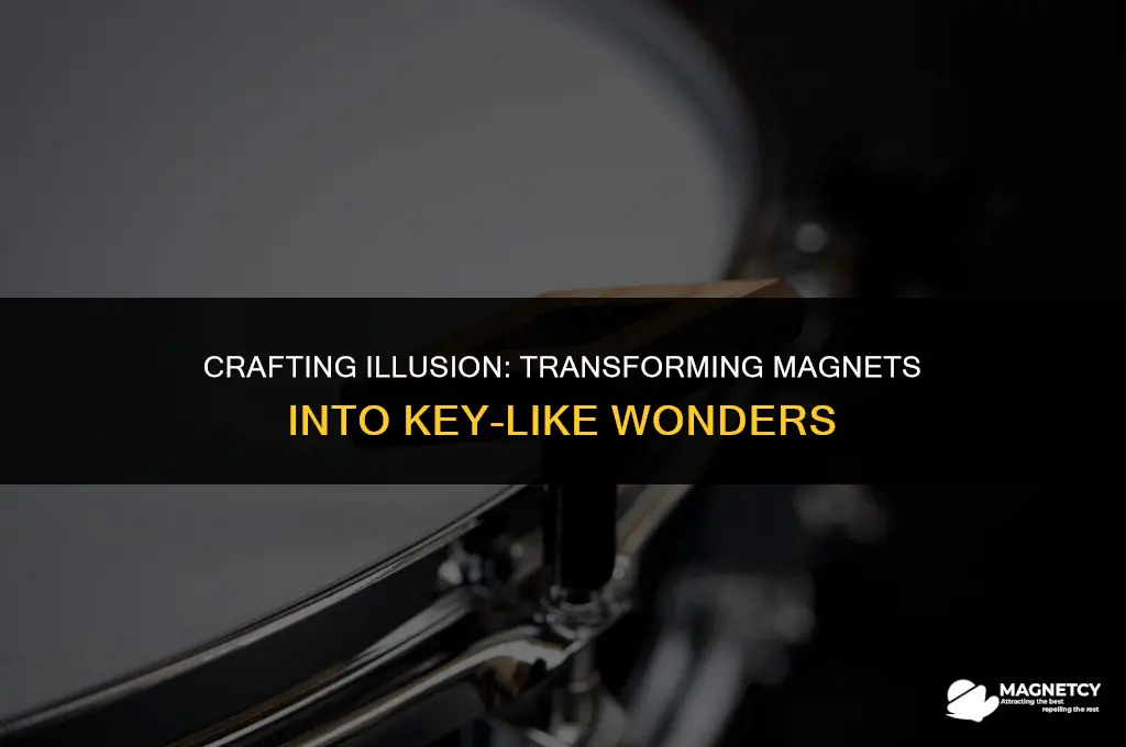how to make a magnet look like a key