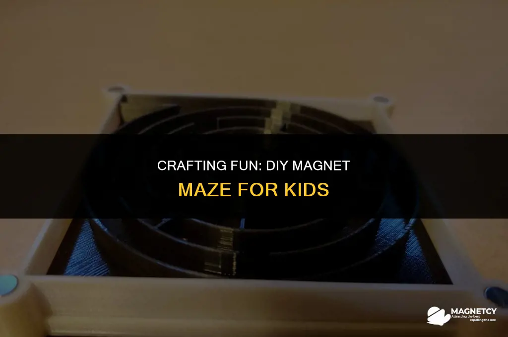 how to make a magnet maze