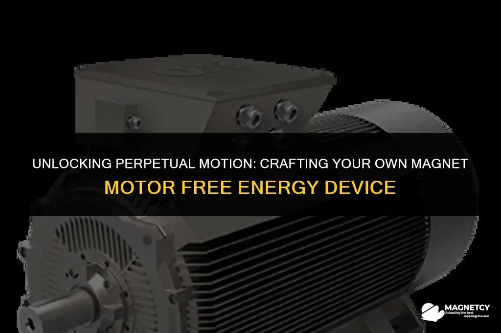 how to make a magnet motor free energy device