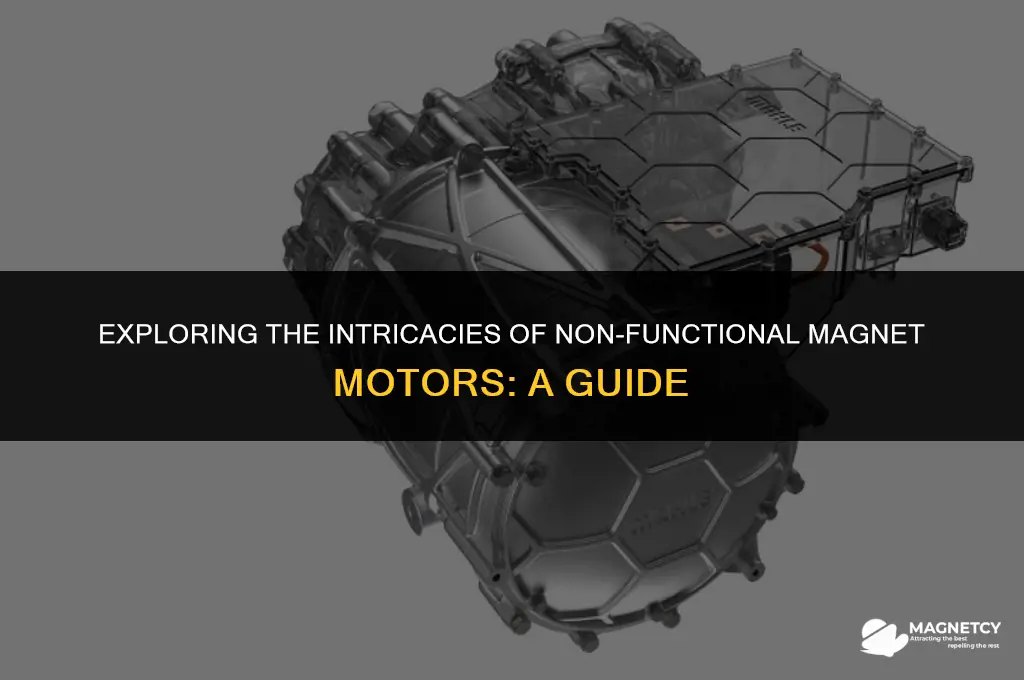 how to make a magnet motor that does not work