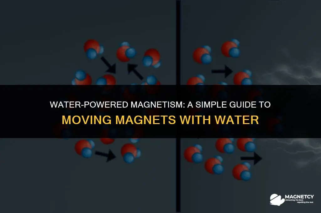 how to make a magnet mov with water