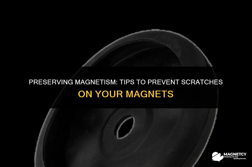 how to make a magnet non scratch